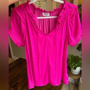 Women’s Hot Pink Boutique Blouse